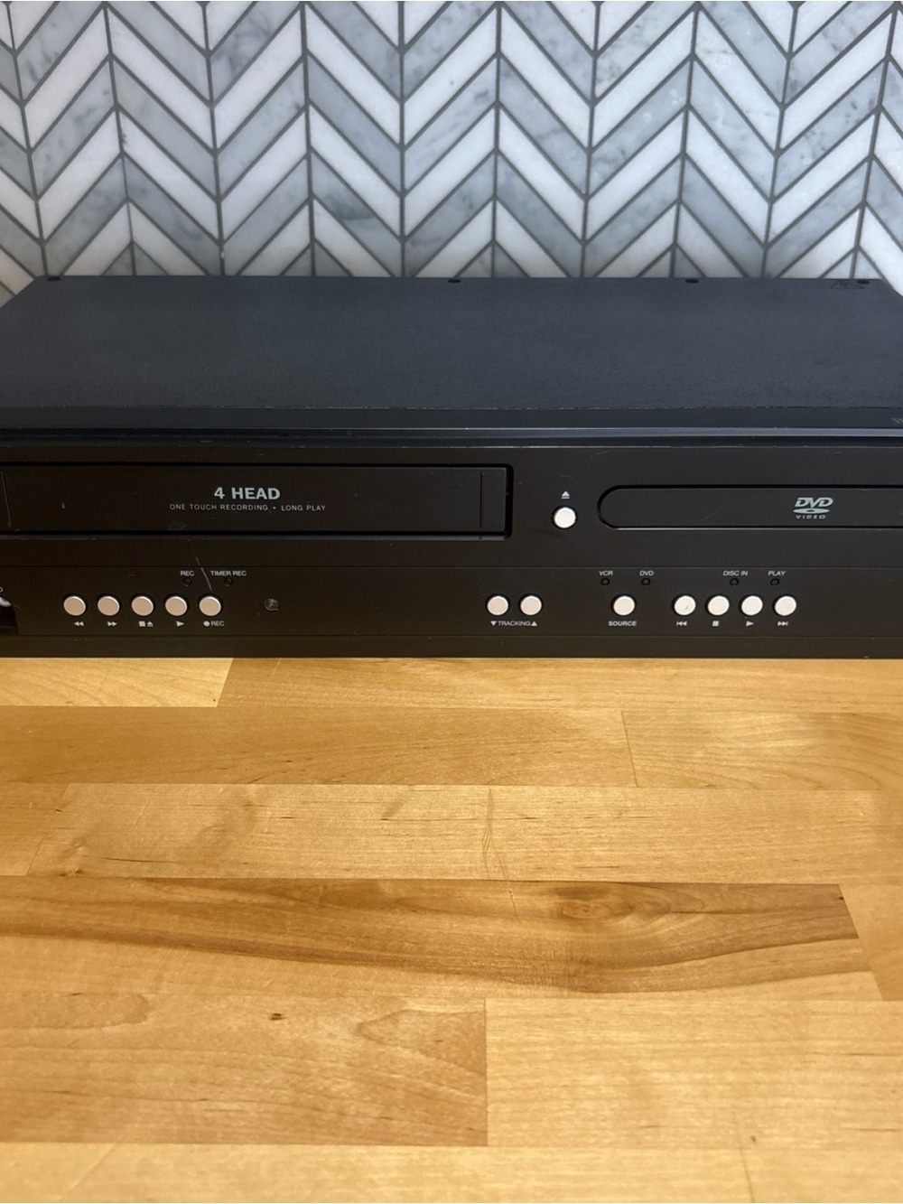 Funai DV220FX4 DVD Player VCR Combo VHS Recorder ~ Tested And Works! NO Remote